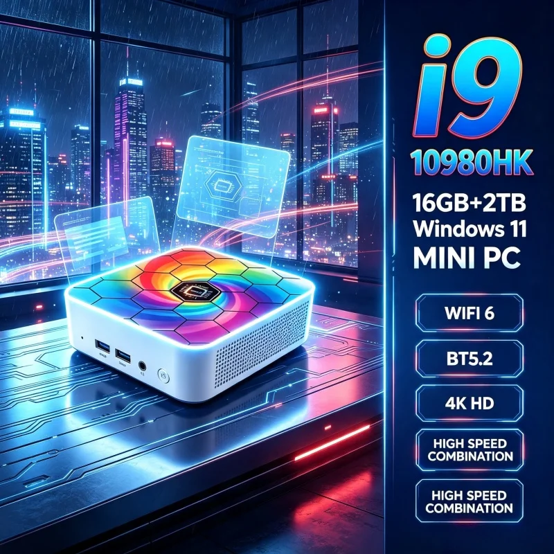 Mini PC Slim Multicolor Core I - Home Office Windows 11 ulasan dan harga